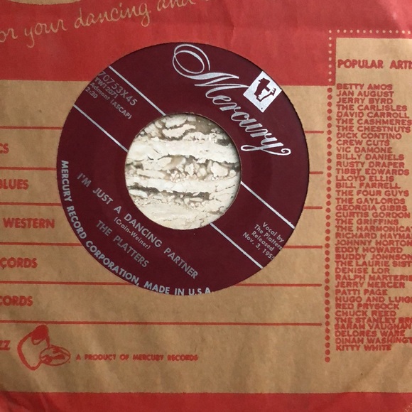 Mercury Art The Platters Im Just A Dancing Partnerthe Great